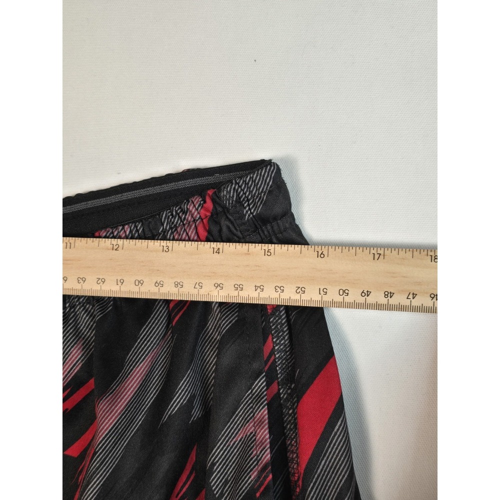 Mens University of Louisville Sz L Basketball shorts Geometric red black white - Picture 5 of 9